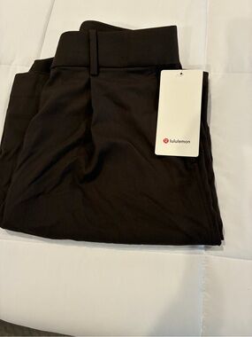 Lululemon Brown pleated wide leg Pants